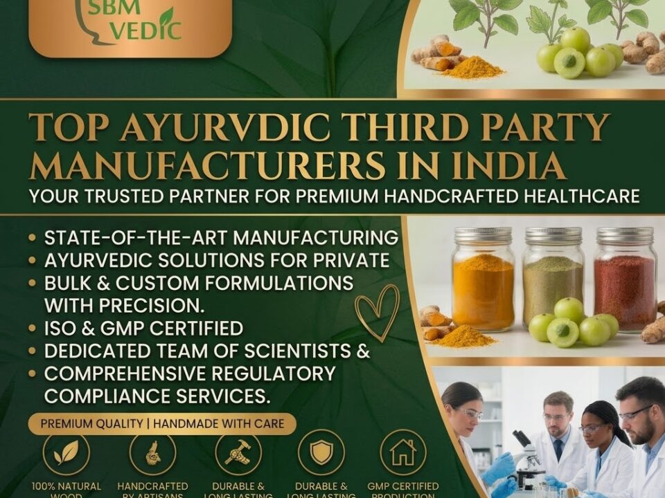 Top Ayurvedic Third Party Manufacturers in India